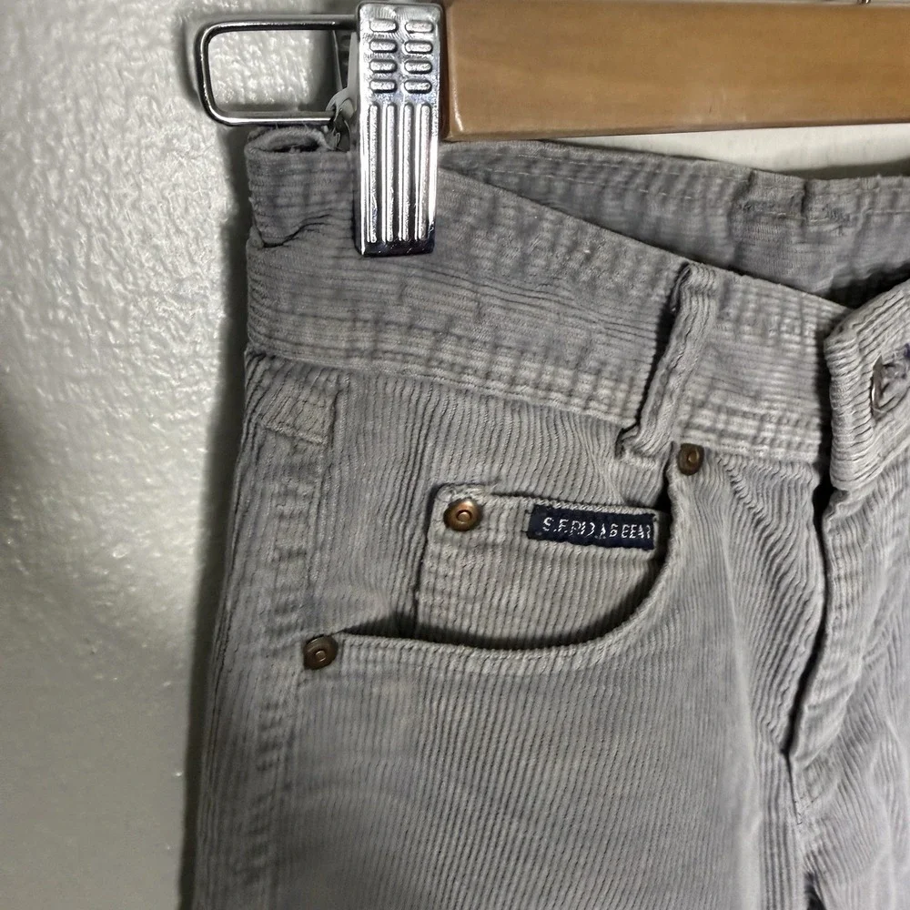 Vintage Corduroy Gray Flare San‎ Francisco Riding Gear Wally Jr Pants Boys 12